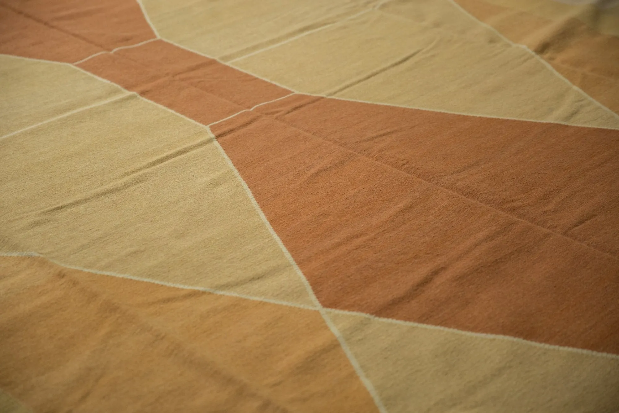 10x14.5 Vintage Contemporary Kilim Carpet