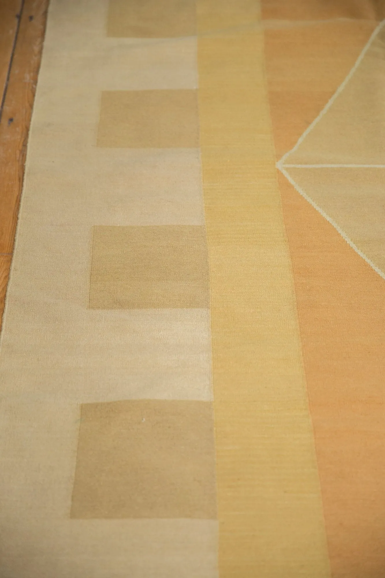 10x14.5 Vintage Contemporary Kilim Carpet