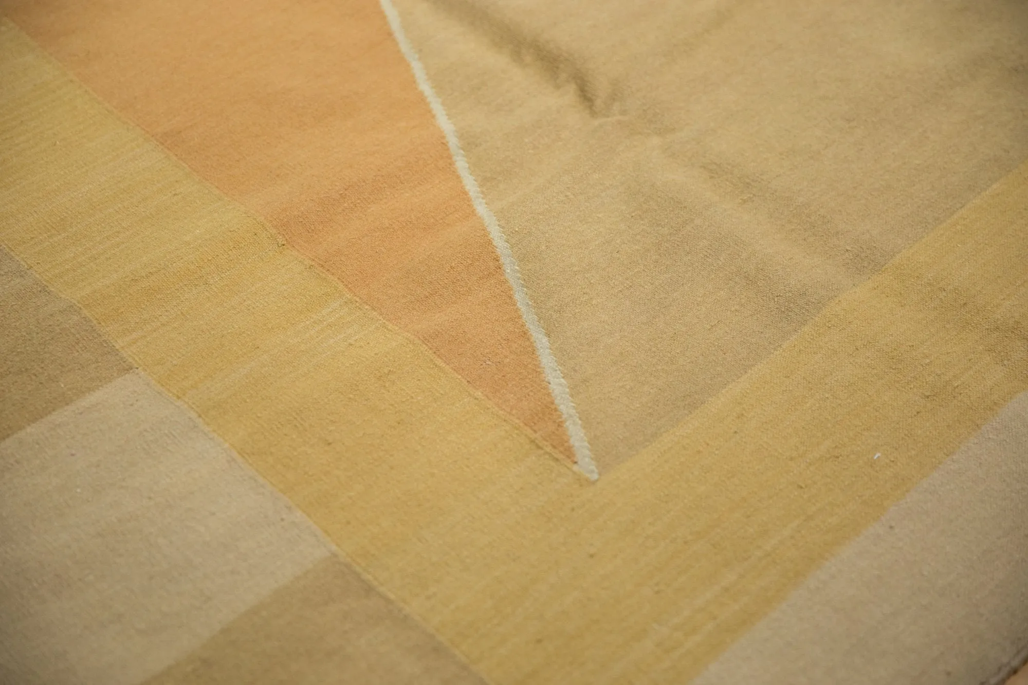 10x14.5 Vintage Contemporary Kilim Carpet