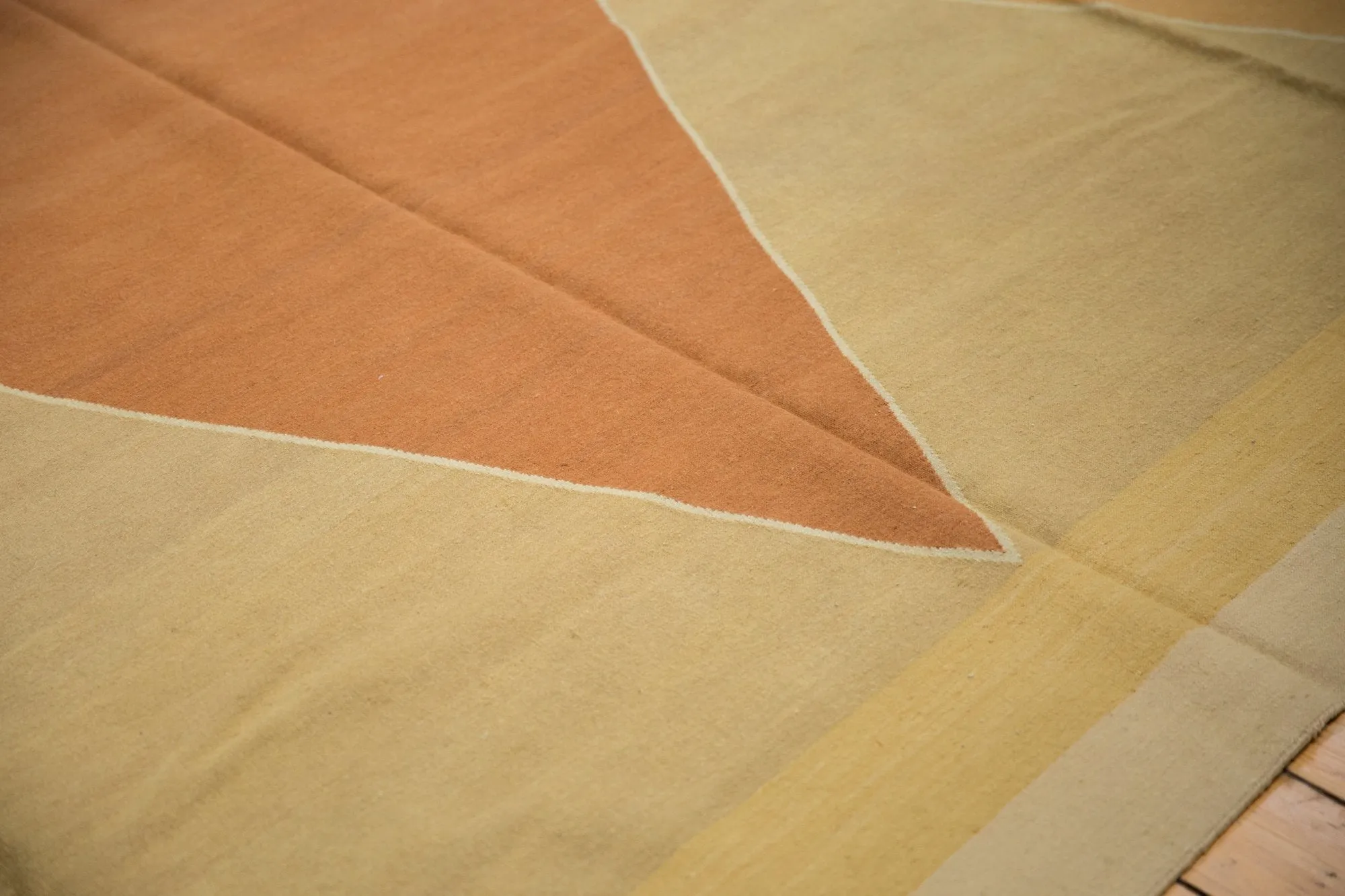 10x14.5 Vintage Contemporary Kilim Carpet