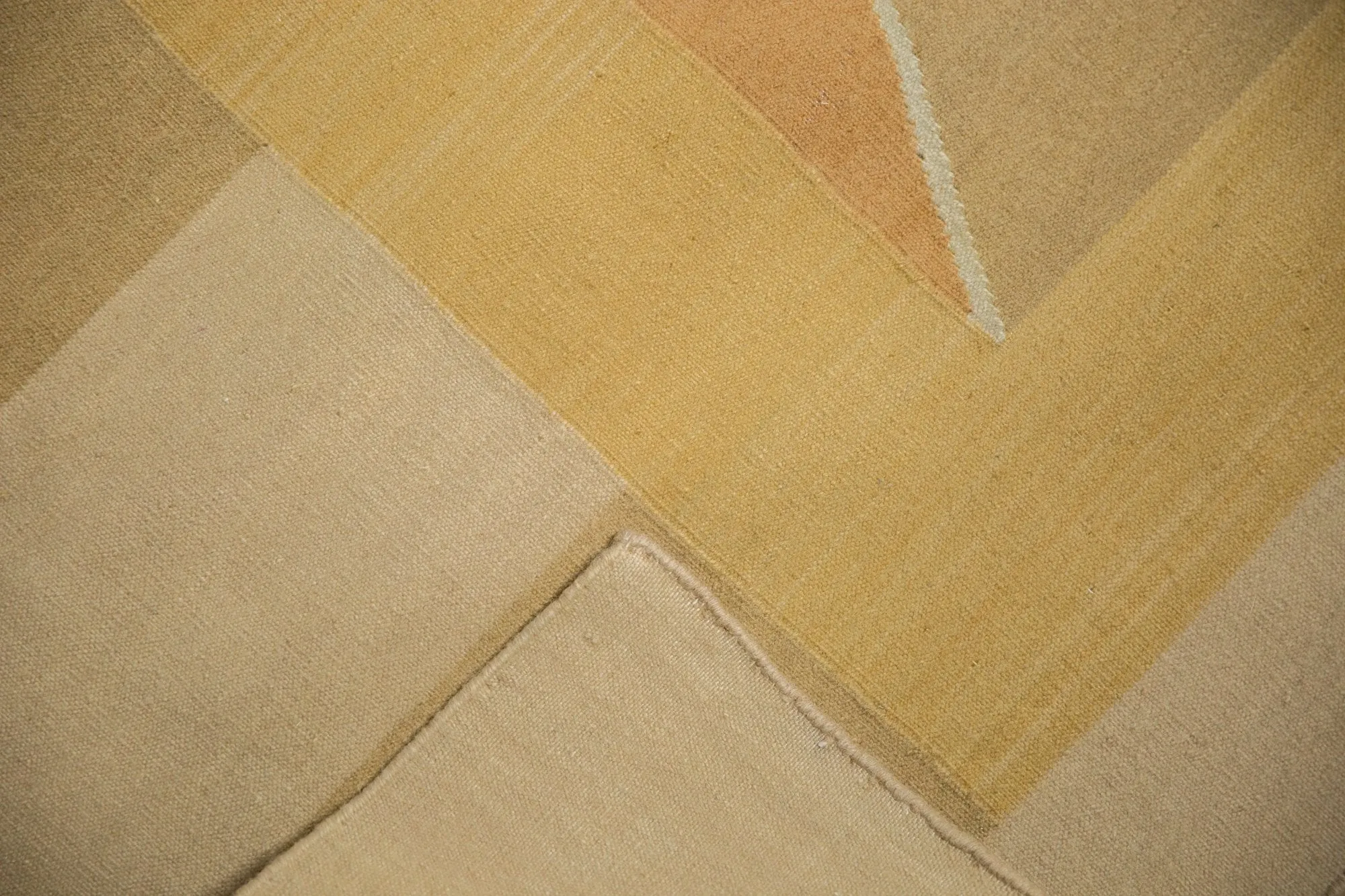 10x14.5 Vintage Contemporary Kilim Carpet