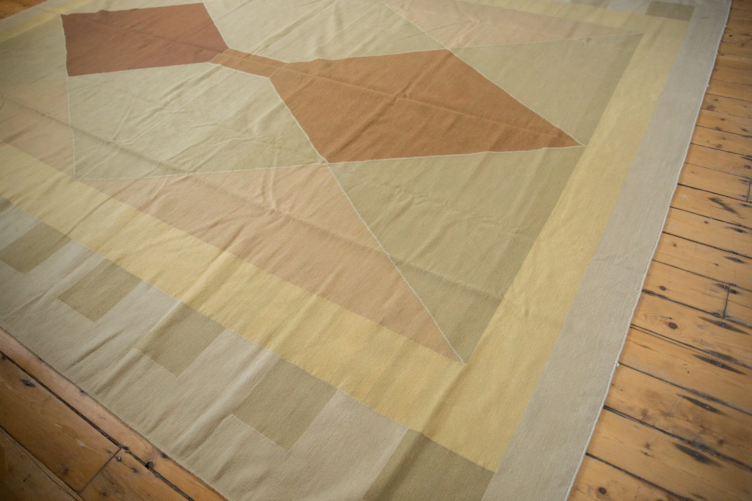11x14 Vintage Contemporary Kilim Carpet