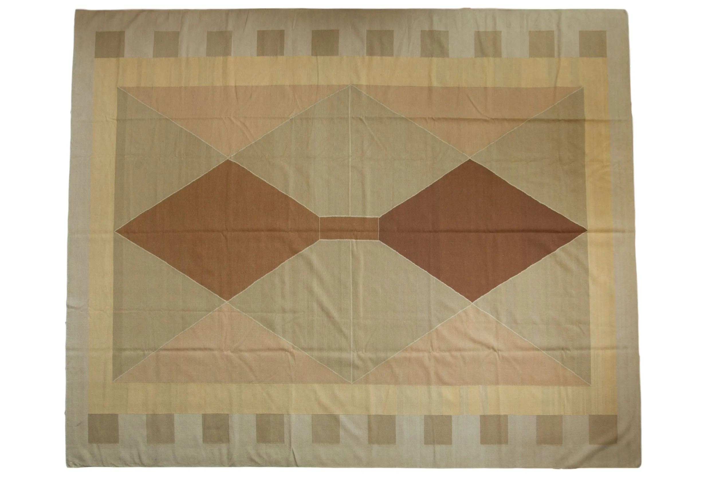 11x14 Vintage Contemporary Kilim Carpet