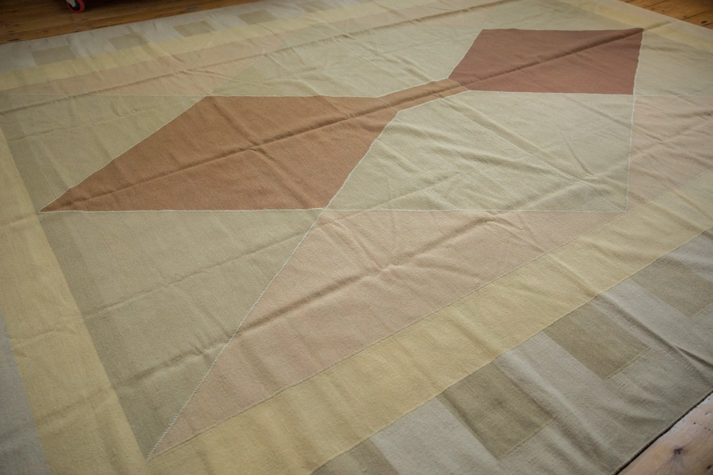 11x14 Vintage Contemporary Kilim Carpet