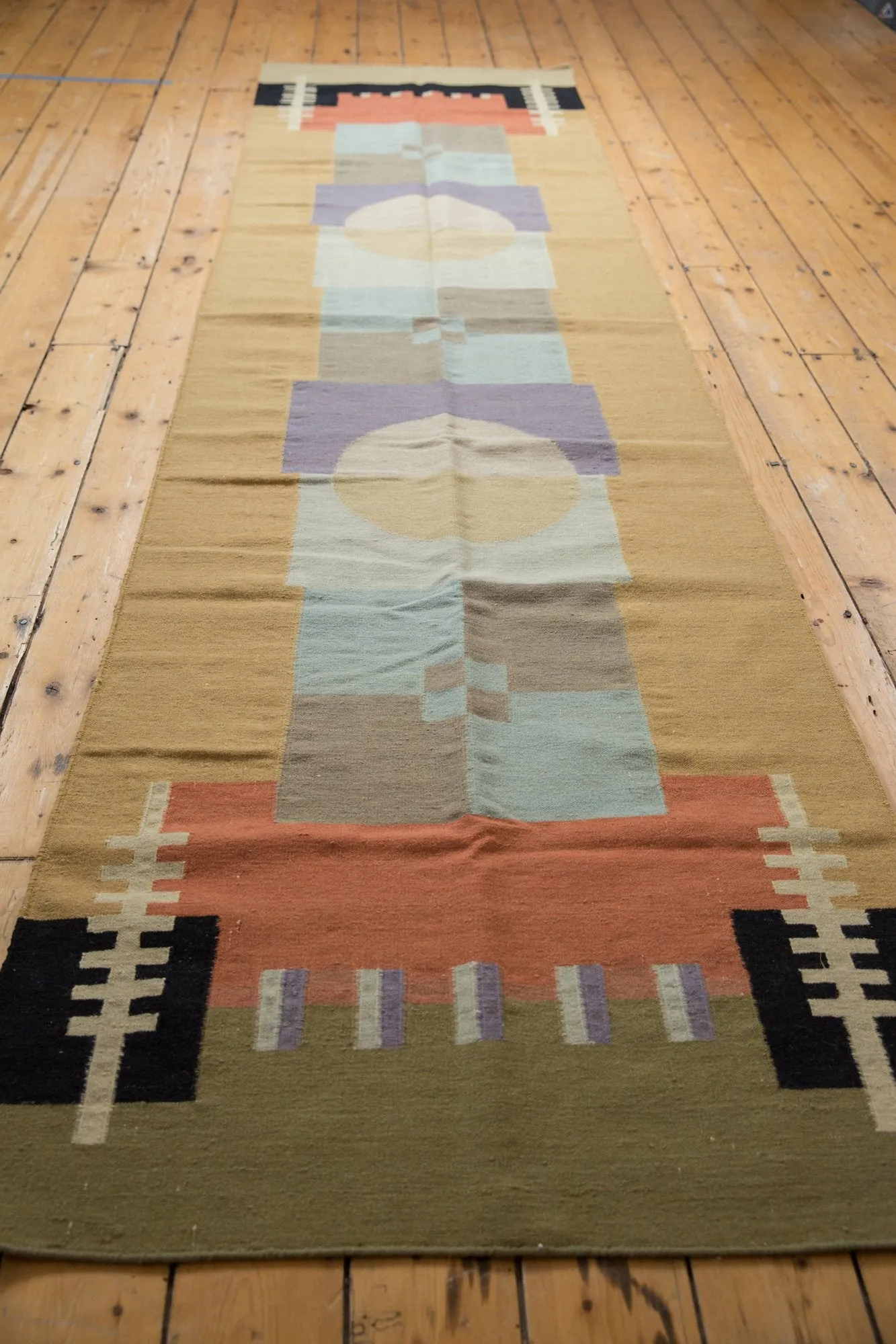 3x12 Vintage Contemporary Kilim Rug Runner
