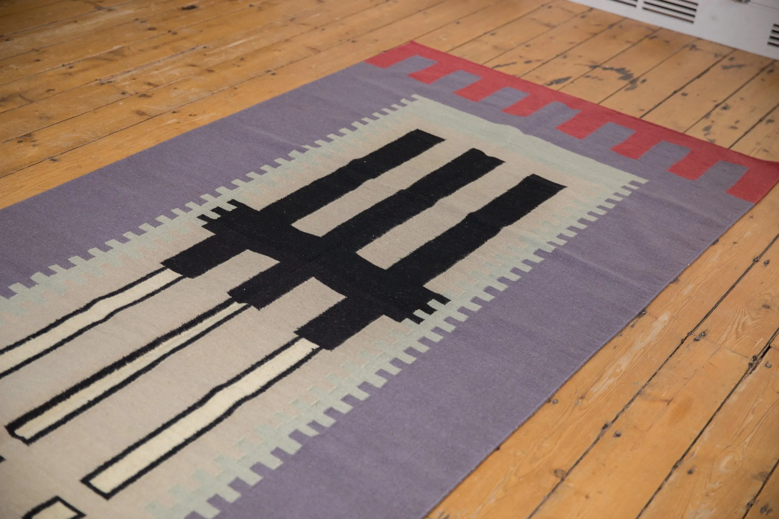 4x11.5 Vintage Contemporary Kilim Rug Runner