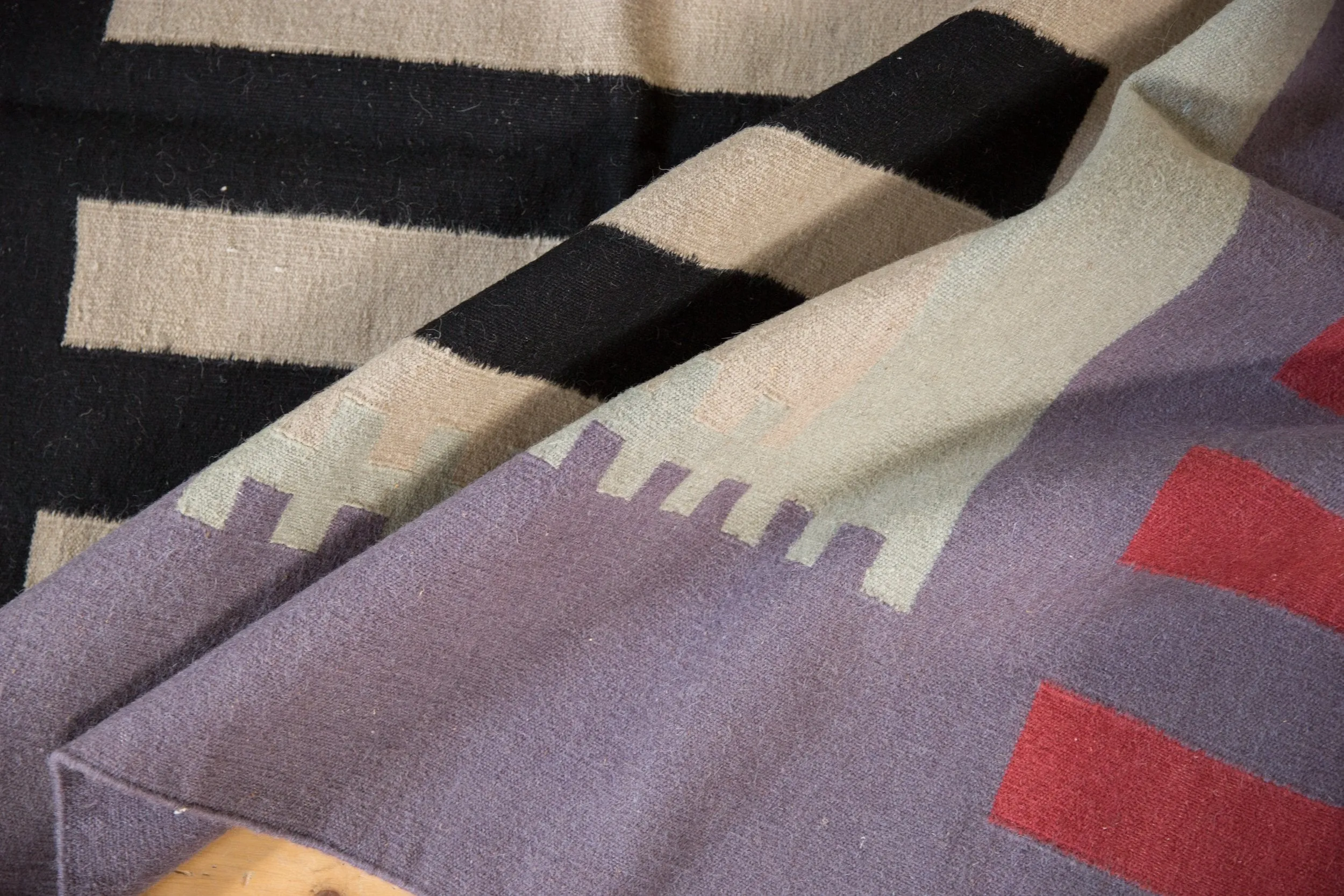 4x11.5 Vintage Contemporary Kilim Rug Runner