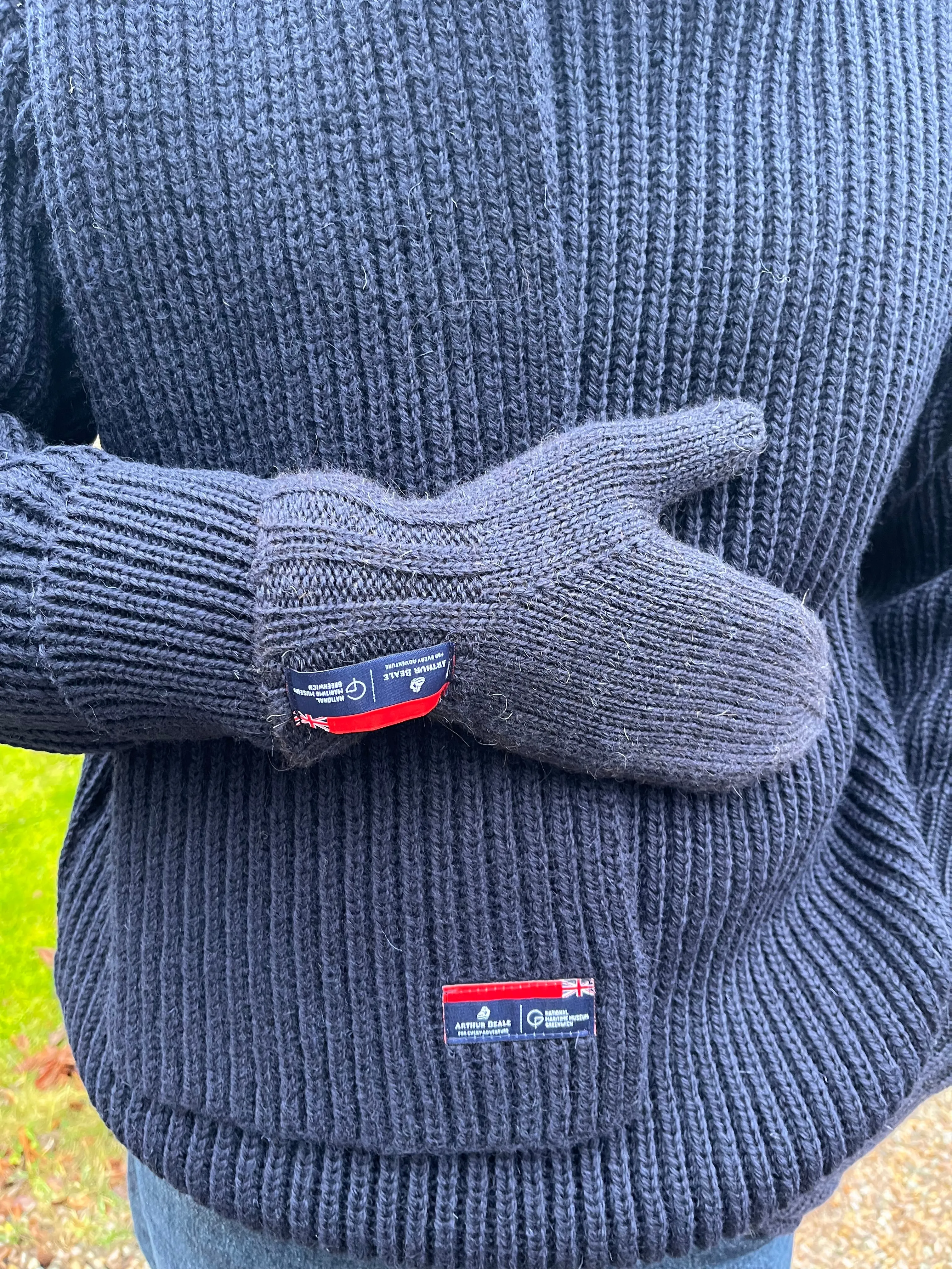 Arthur Beale Maritime Wool Mitten