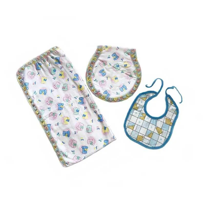 Baby Blanket Colors Bears Gift Set