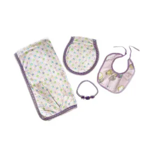 Baby Blanket Pink Stars Gift Set
