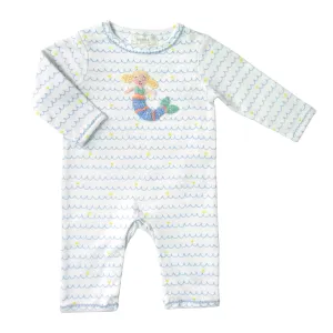 Baby Girls Crochet Mermaid Onesie