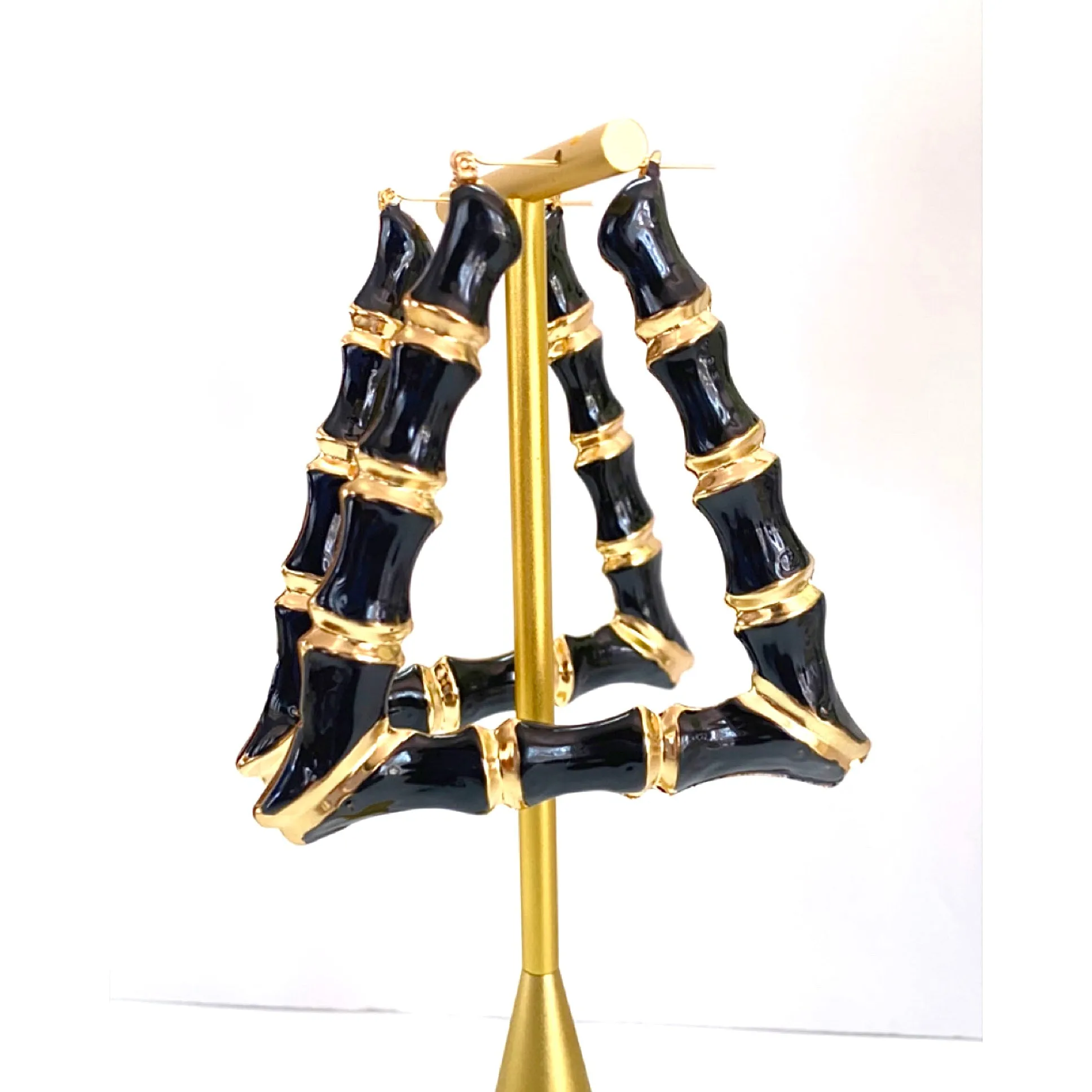 BAMBI HOOP EARRINGS (SQUARE)