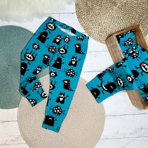 Blue Monster Toddler Leggings