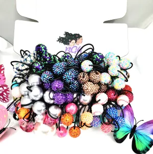 Brown Girls Hair® Accessory Subscription Box | Elastic Ponytail Holder Hair Knockers Ties Balls Bobbles