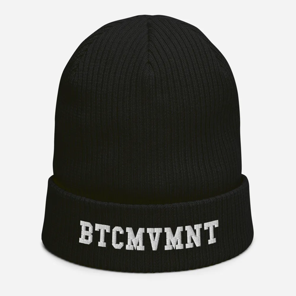BTCMVMNT Ribbed Beanie