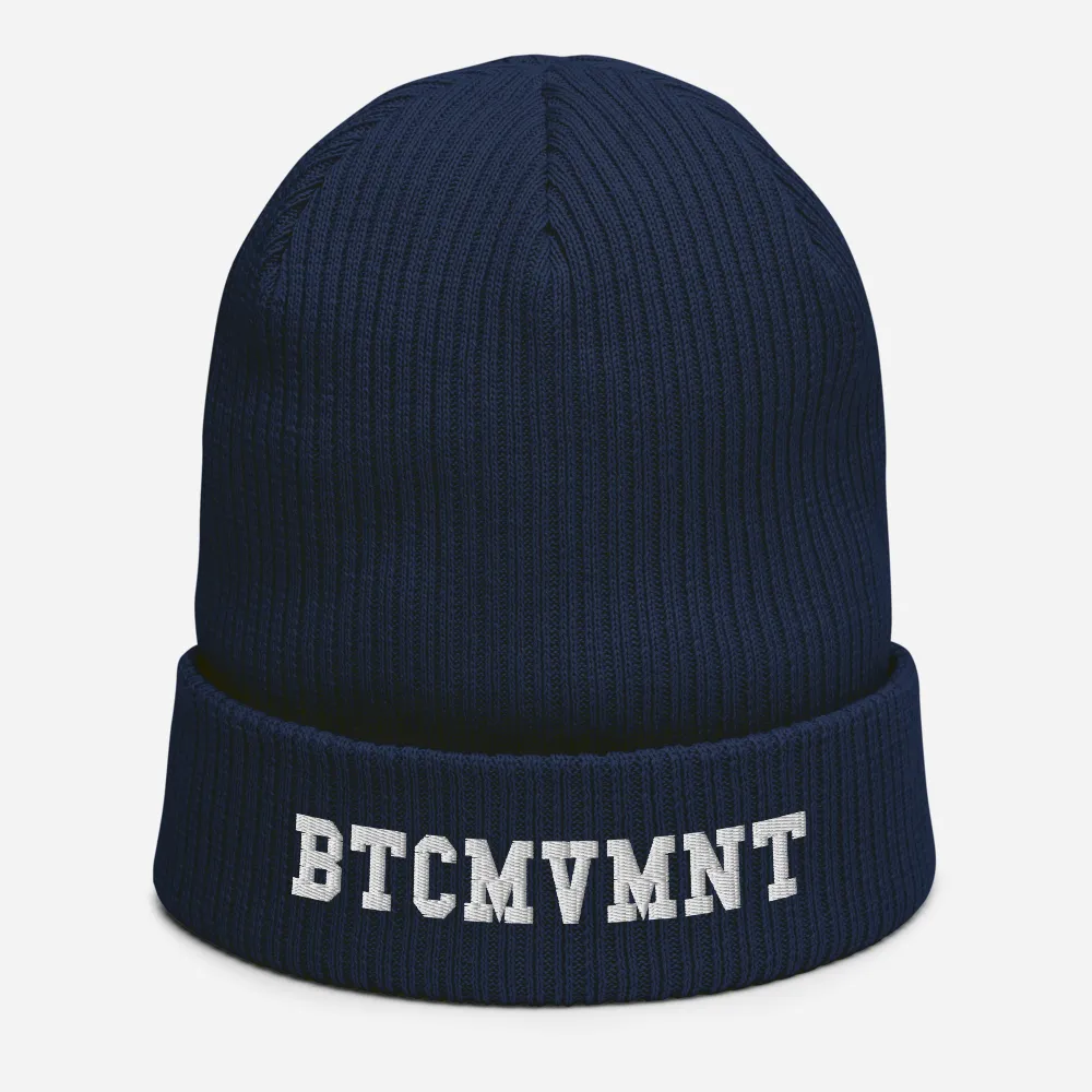 BTCMVMNT Ribbed Beanie