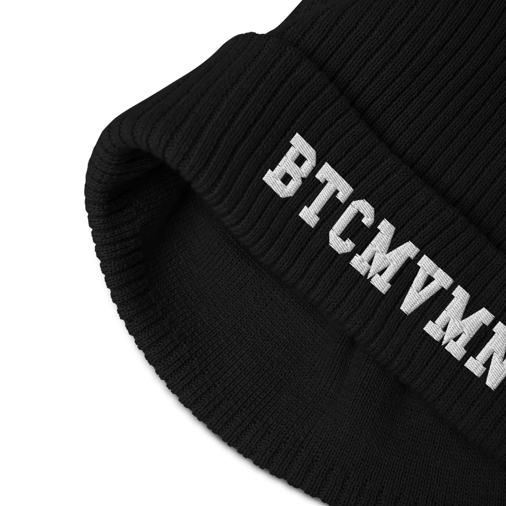 BTCMVMNT Ribbed Beanie