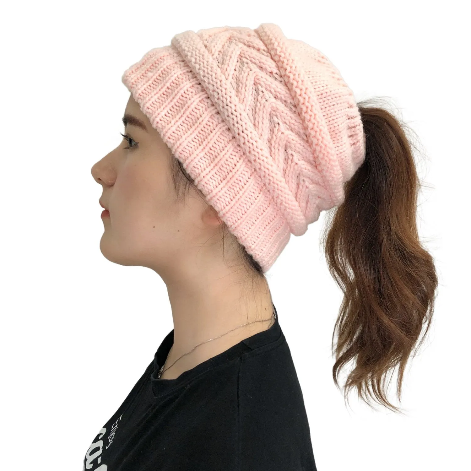 CC Mash up Ponytail Beanie New Style-Buy 1 Get 2 Free