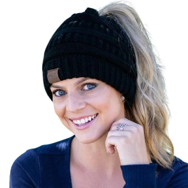 CC Mash up Ponytail Beanie New Style-Buy 1 Get 2 Free
