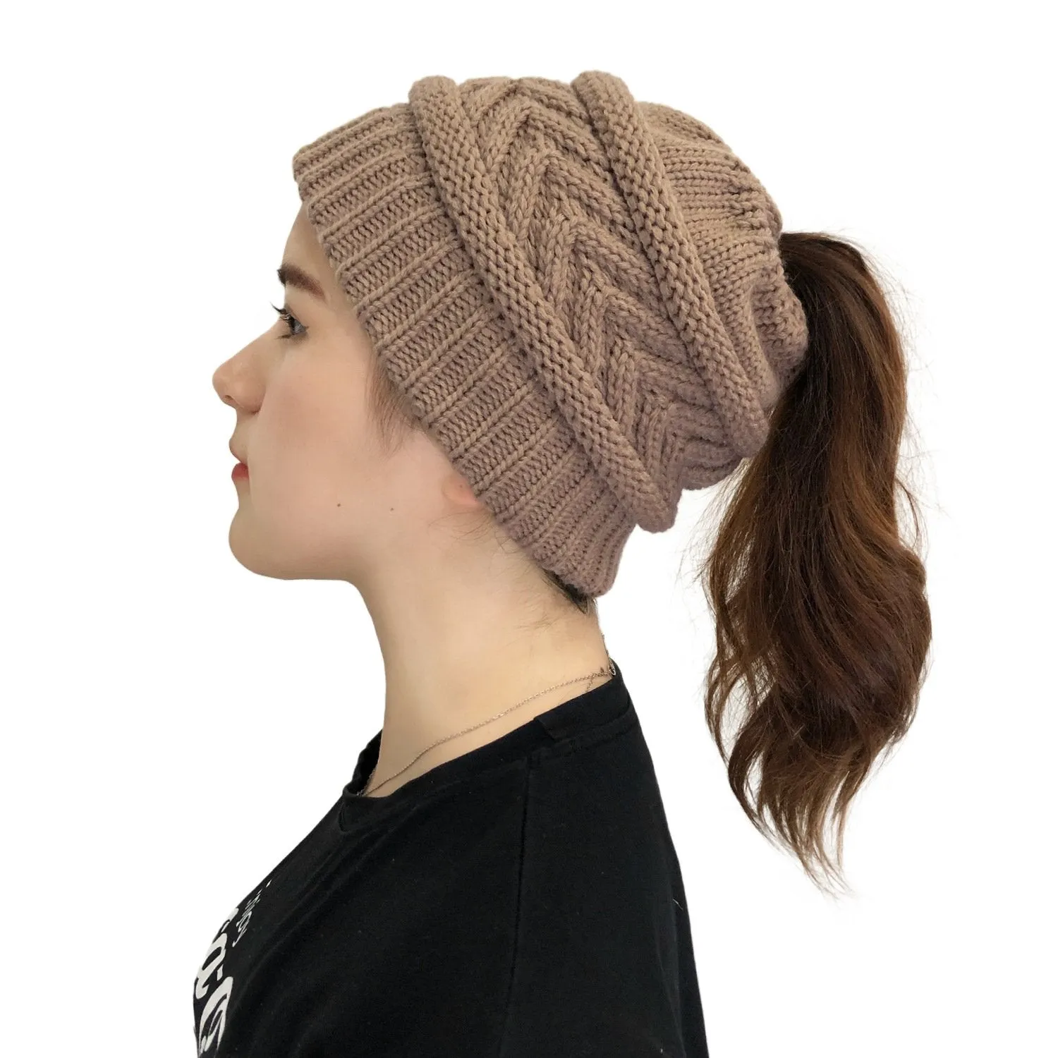 CC Mash up Ponytail Beanie New Style-Buy 1 Get 2 Free