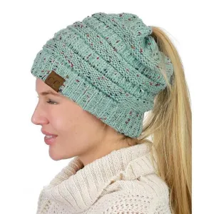 CC Point Yarn Messy Bun Beanie New Style-Buy 1 Get 2 Free