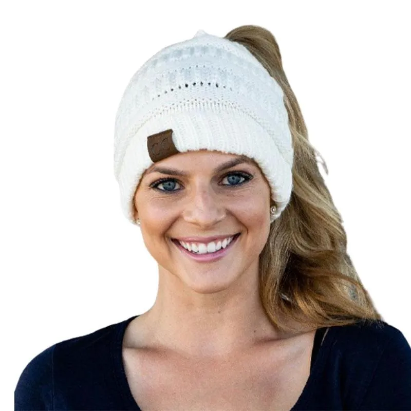 CC Ponytail Beanie - Buy 1 Get 2 Free