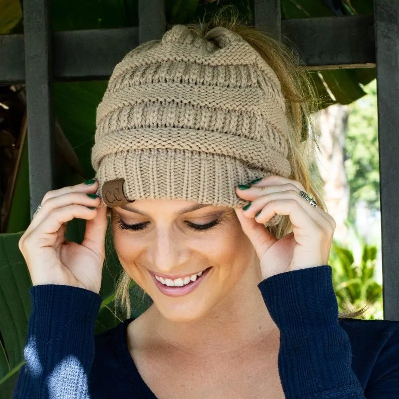 CC Ponytail Beanie - Buy 1 Get 2 Free