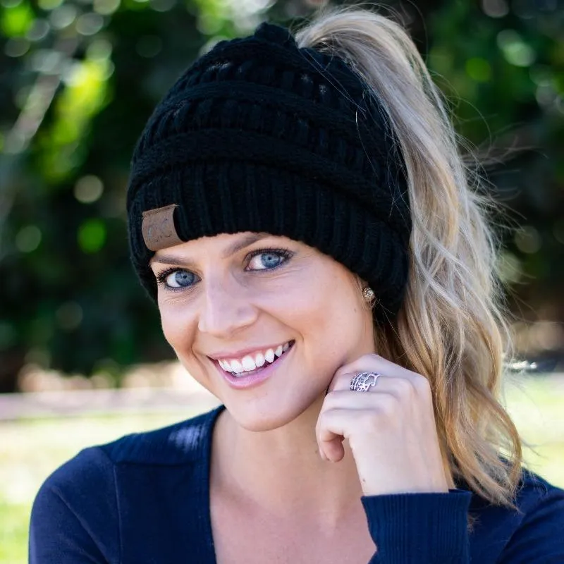 CC Ponytail Beanie - Buy 1 Get 2 Free