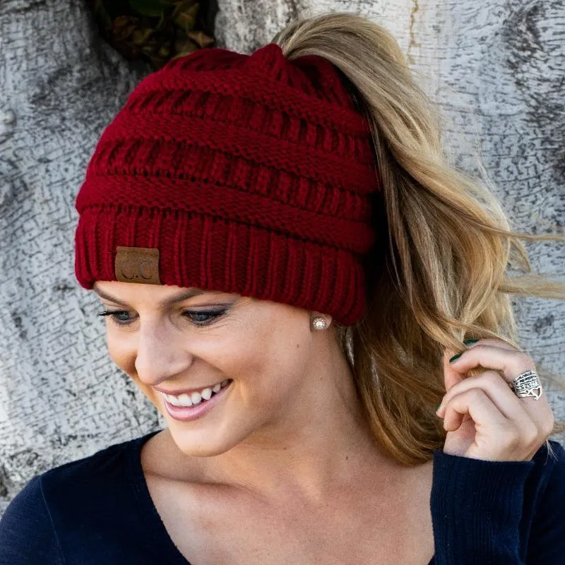 CC Ponytail Beanie - Buy 1 Get 2 Free
