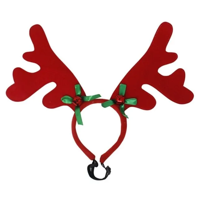 Christmas Pet Antler Headband