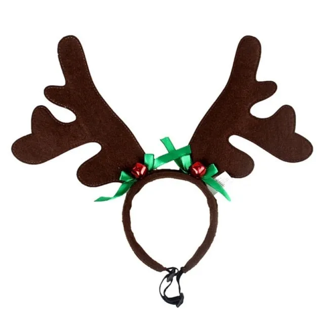 Christmas Pet Antler Headband