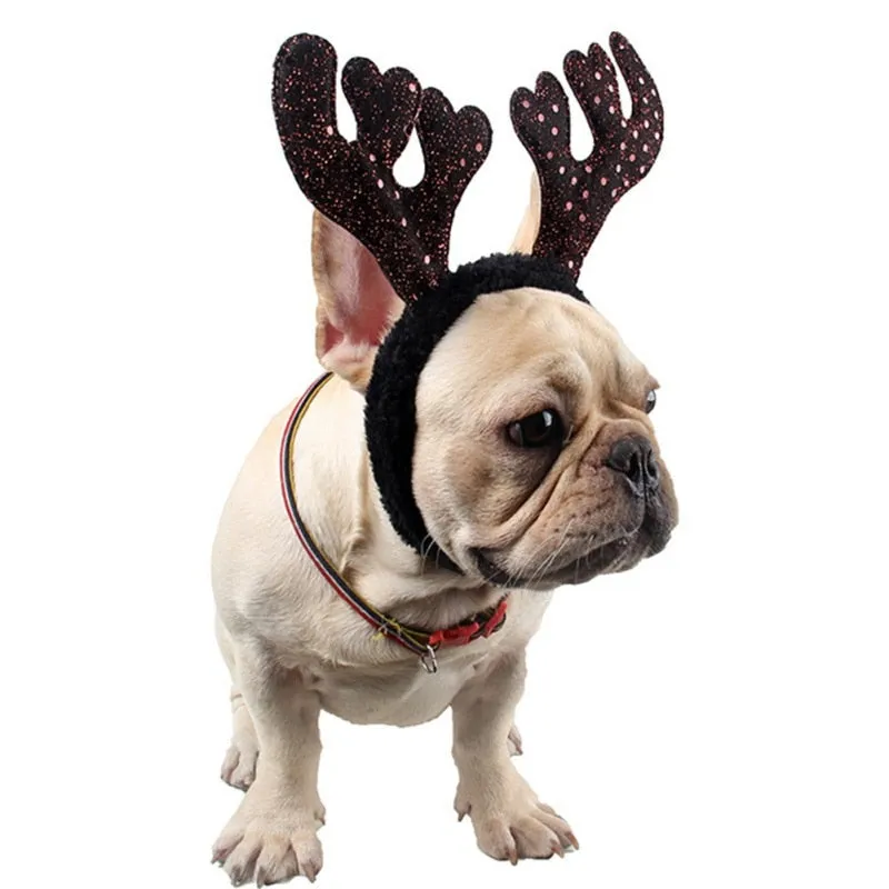 Christmas Pet Antler Headband