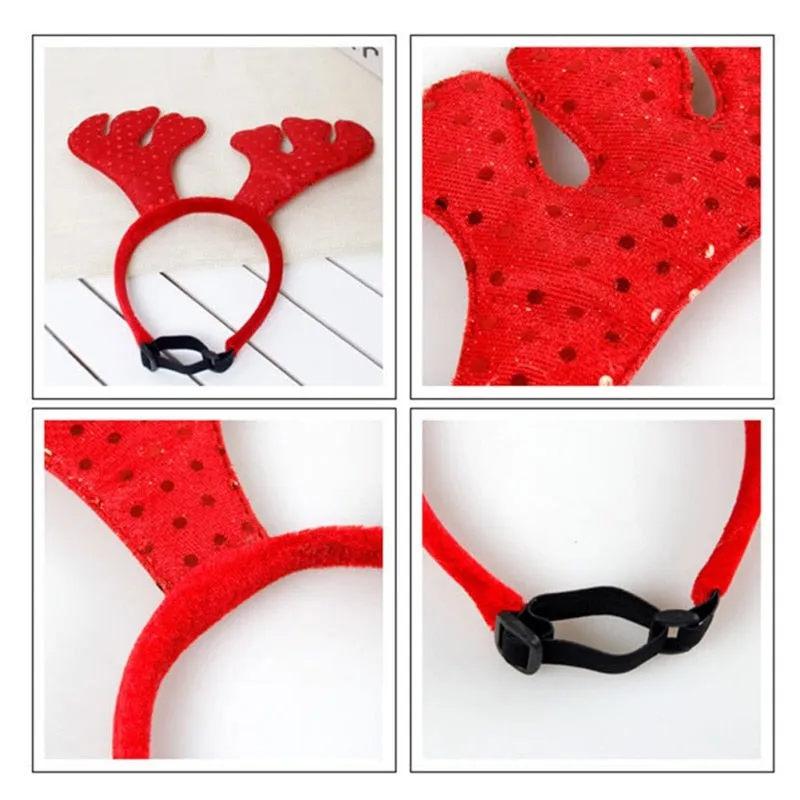 Christmas Pet Antler Headband