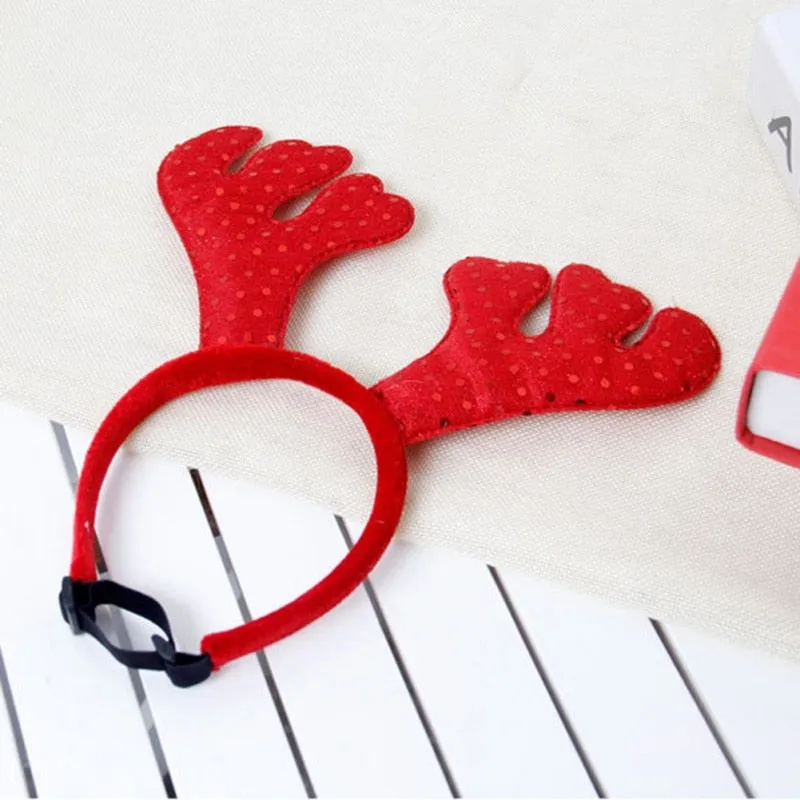Christmas Pet Antler Headband
