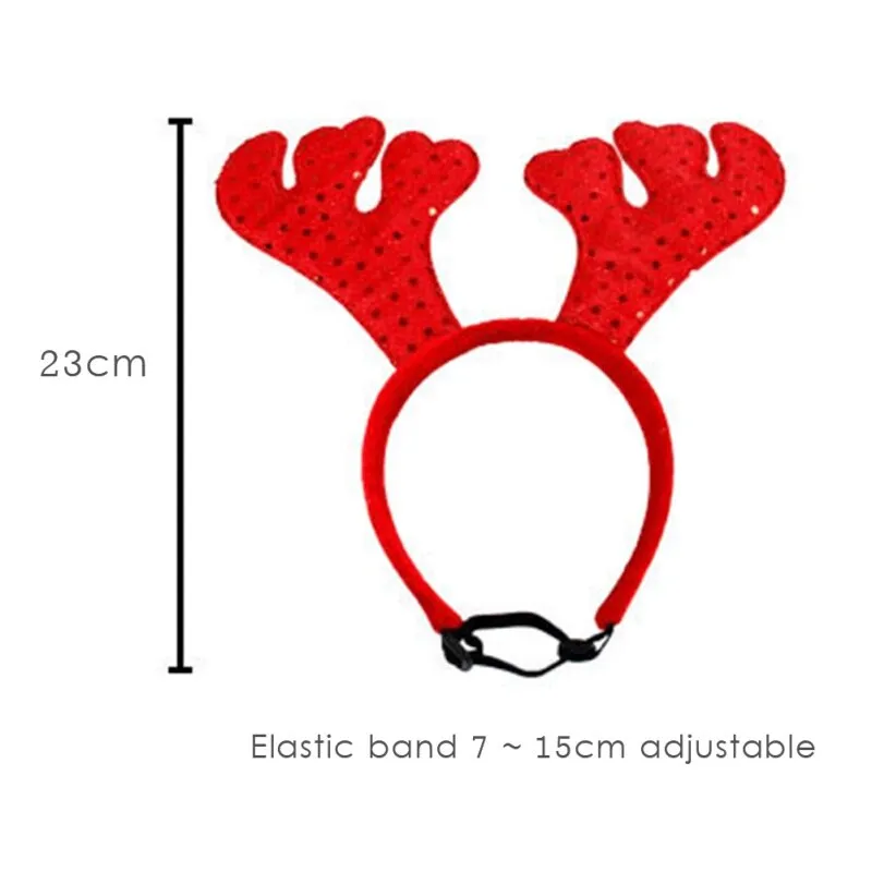 Christmas Pet Antler Headband