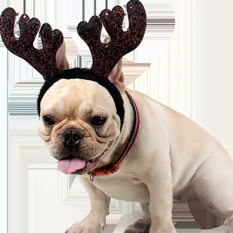 Christmas Pet Antler Headband