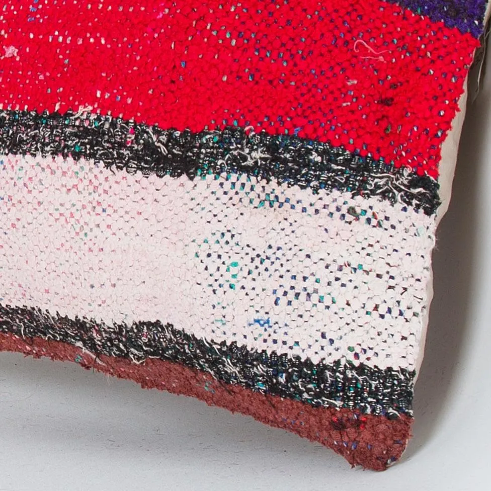 Contemporary Multiple Color Kilim Pillow Cover 16x16 8334