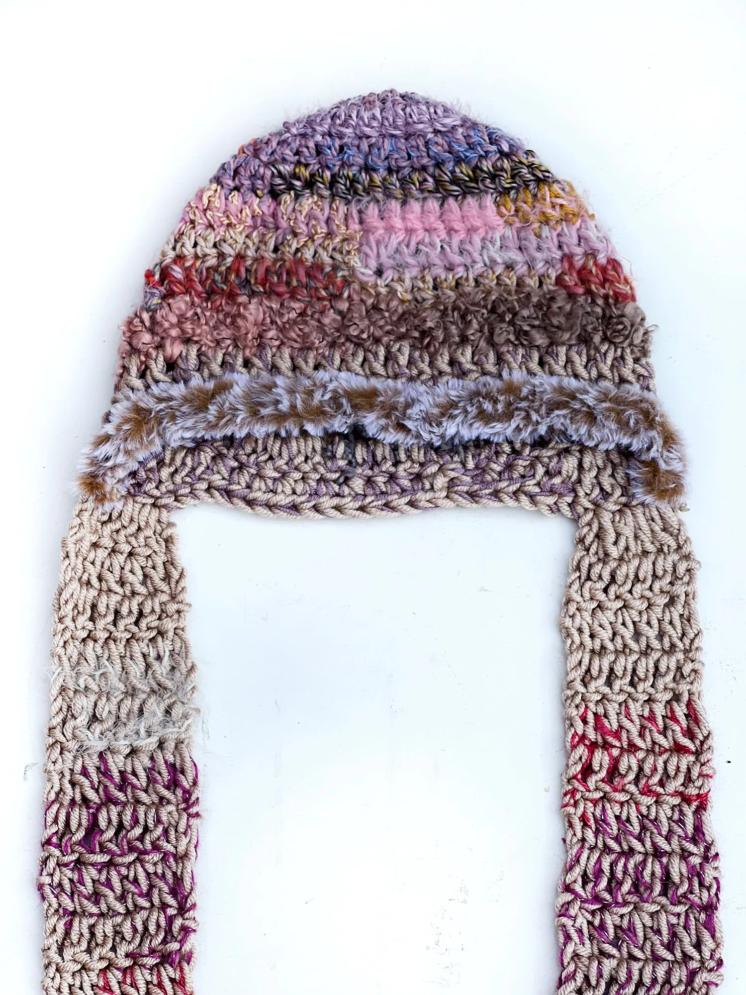 Cool Cat Crochet Hat #1 L/XL