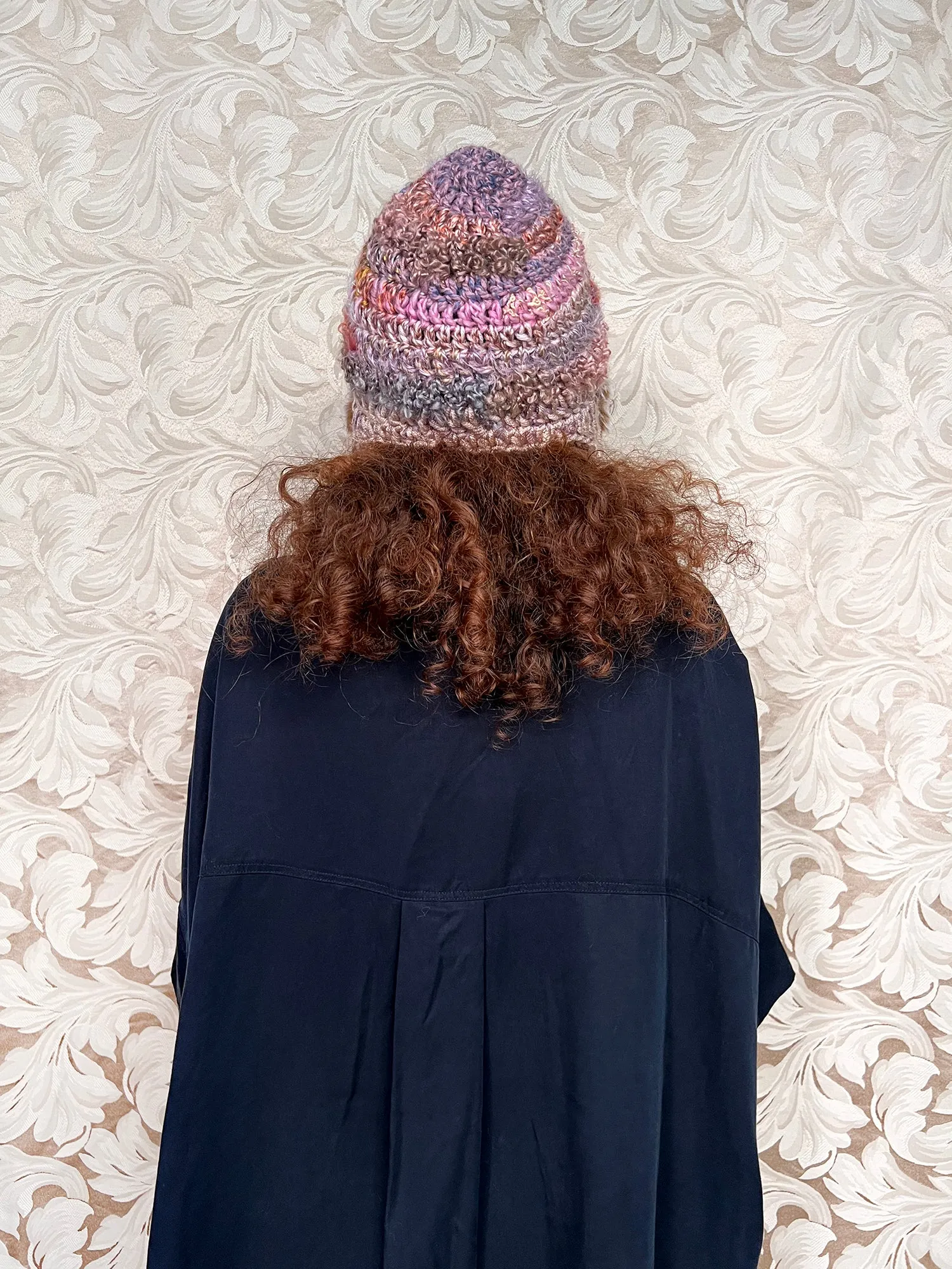 Cool Cat Crochet Hat #1 L/XL