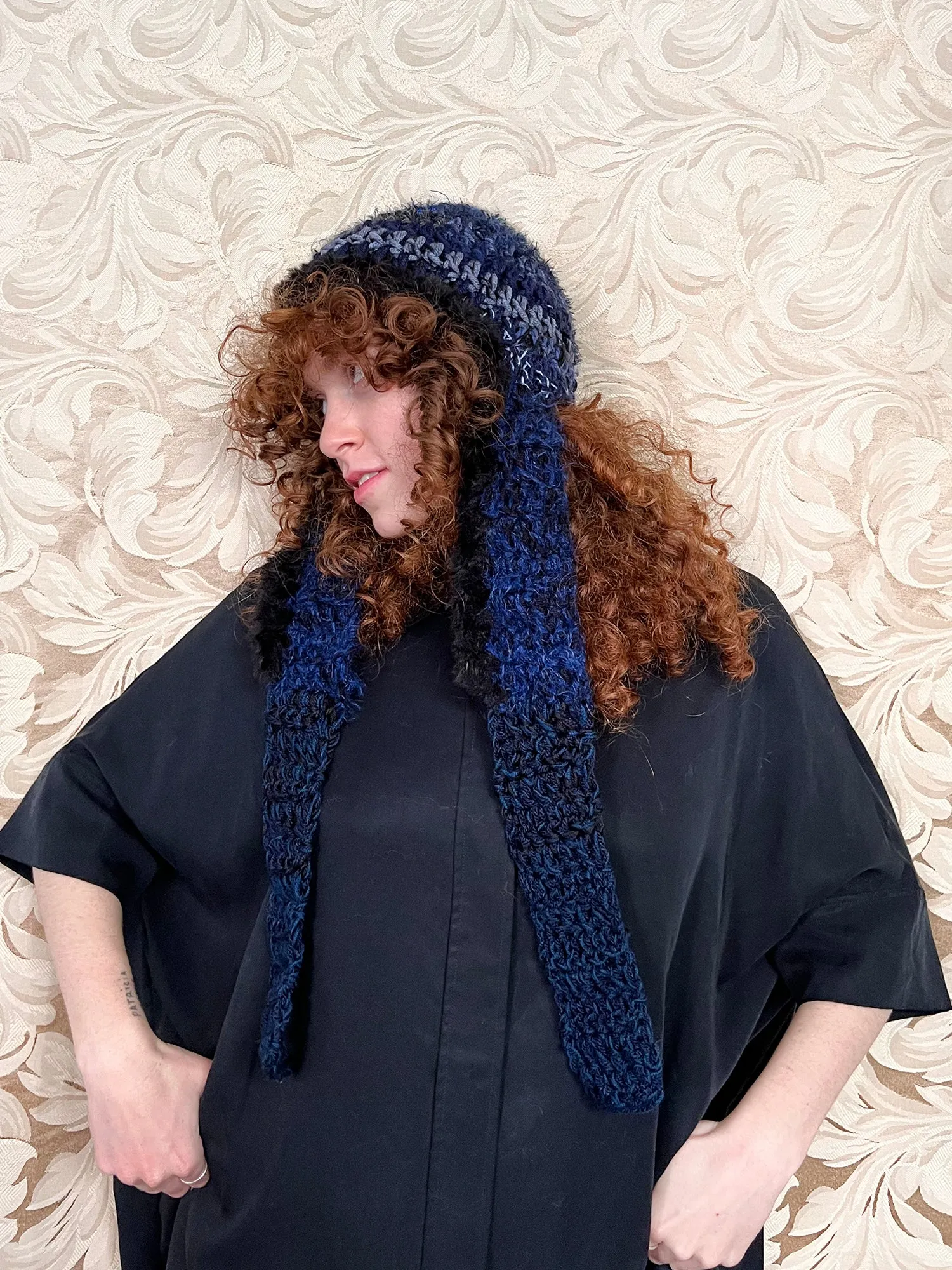 Cool Cat Crochet Hat #5 S/M