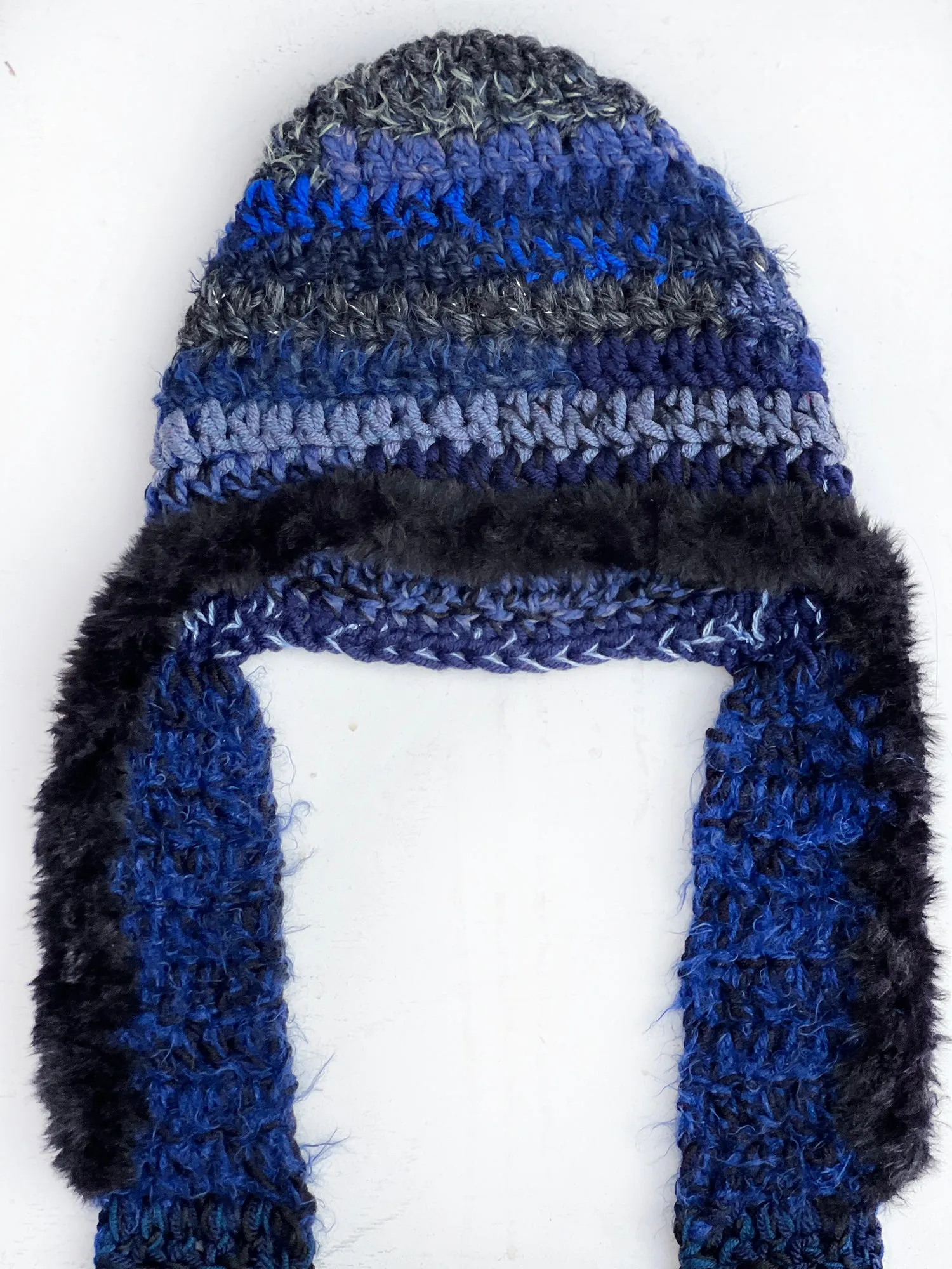 Cool Cat Crochet Hat #5 S/M