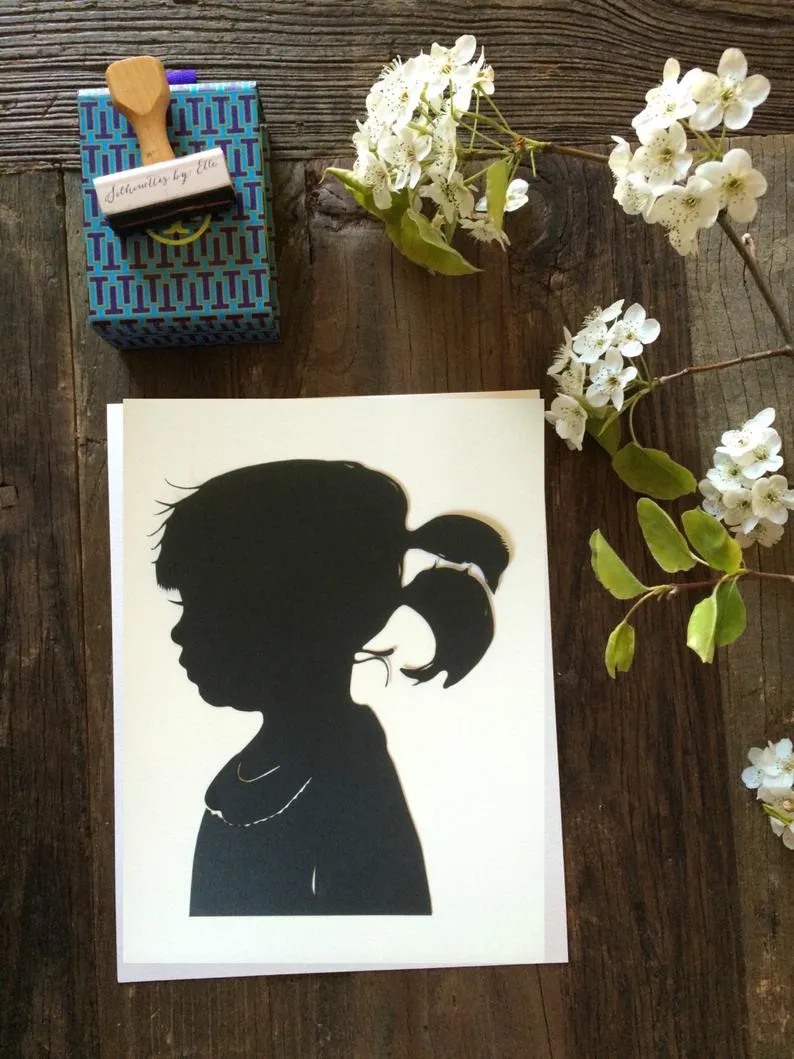 Custom Hand Cut Silhouettes by Elle