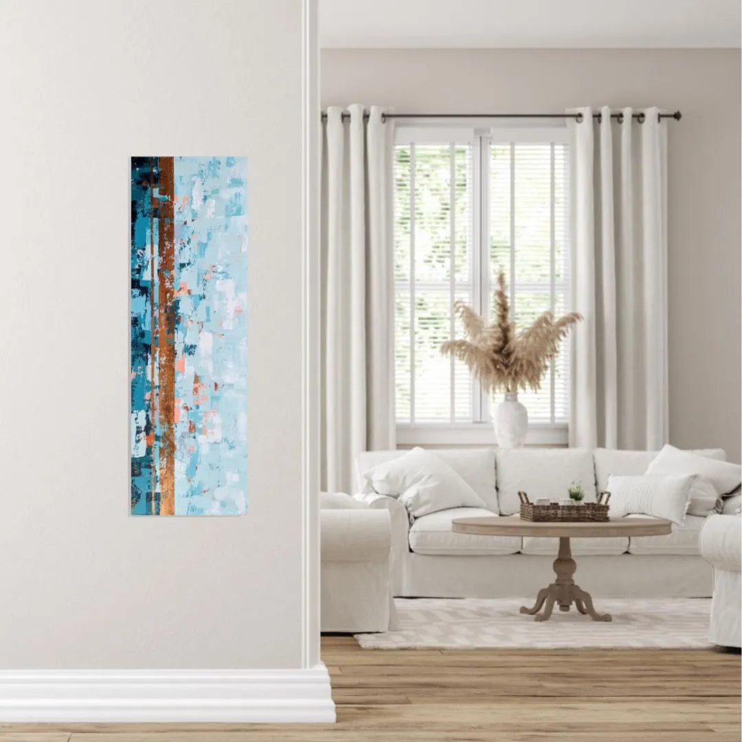 Daybreak | 12" x 36" Original Abstract Painting