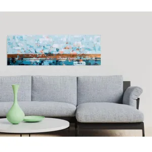 Daybreak | 12" x 36" Original Abstract Painting