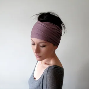 DEEP MAUVE Head Scarf