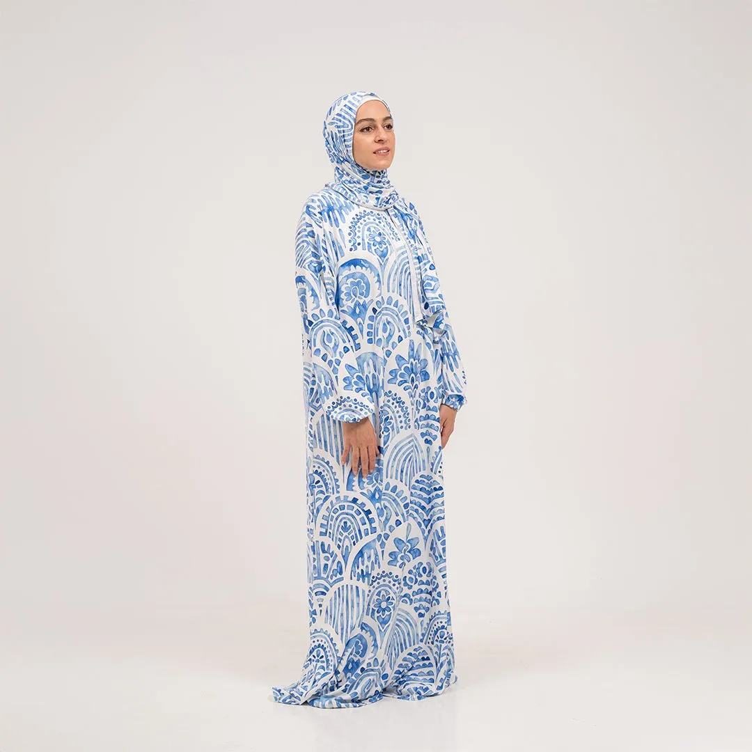 Elegant Isdal Printed Prayer Set - One & Two Piece