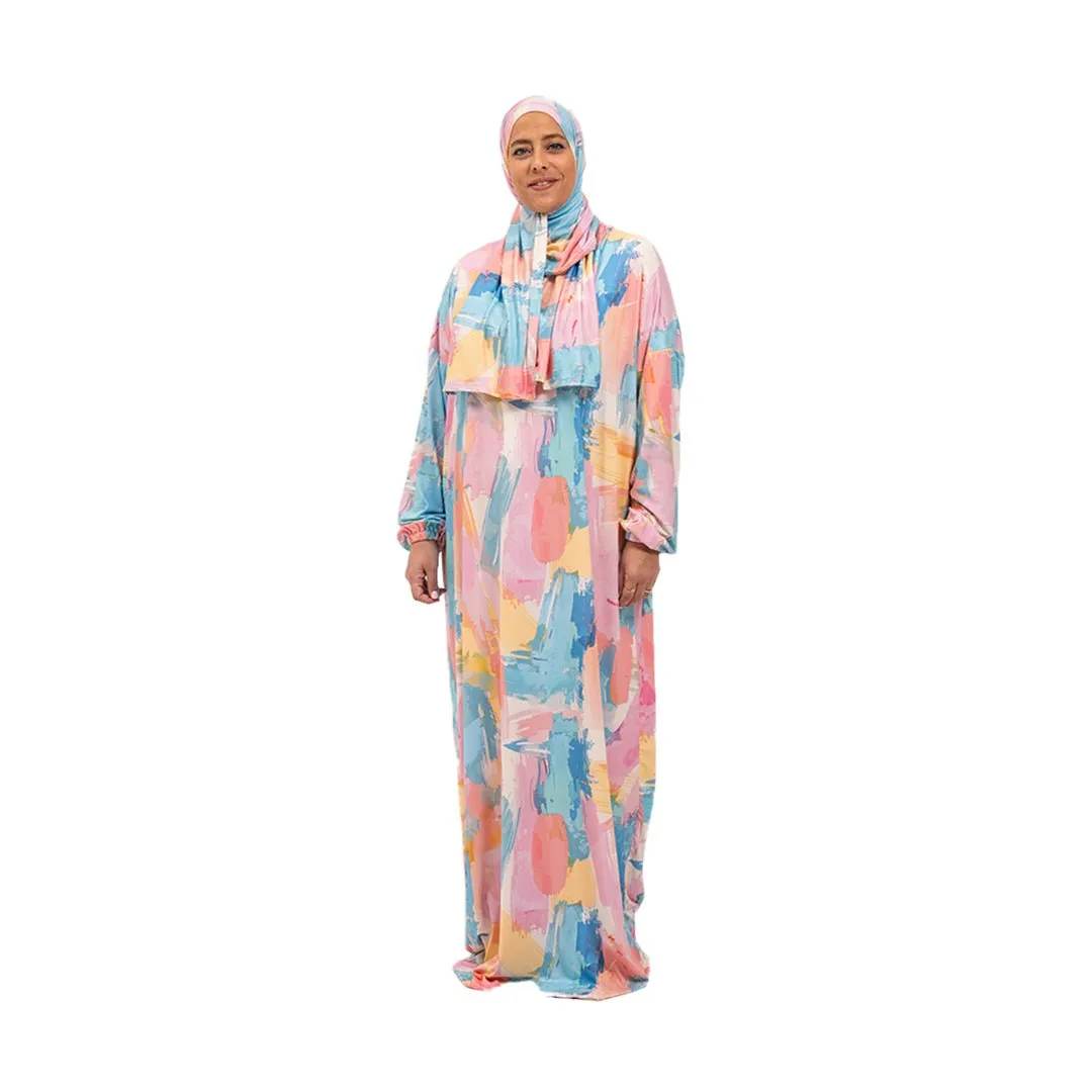 Elegant Isdal Printed Prayer Set - One & Two Piece