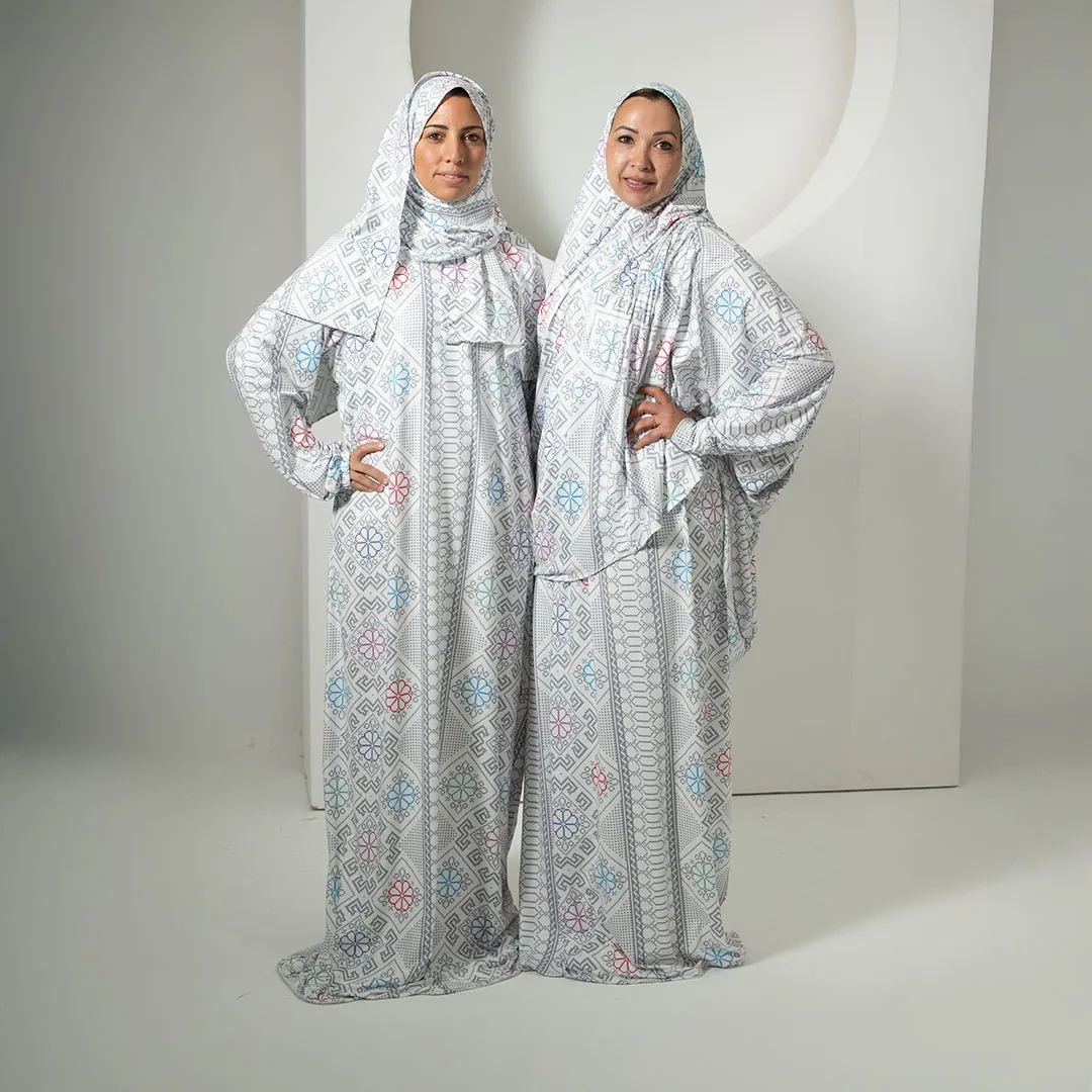 Elegant Isdal Printed Prayer Set - One & Two Piece