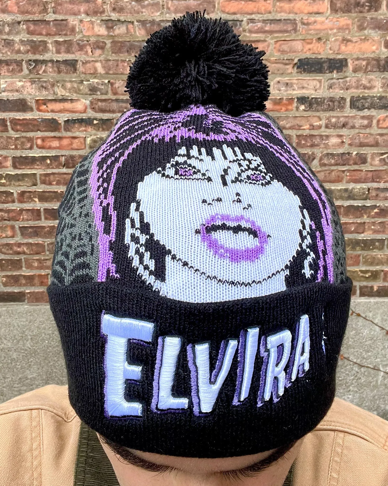 Elvira Winter Pom Beanie