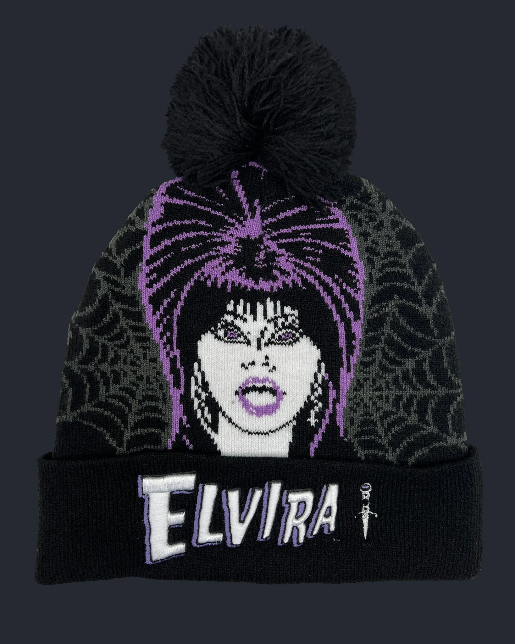Elvira Winter Pom Beanie